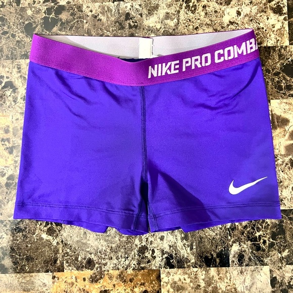 Nike Pants - NIKE PRO PURPLE SHORT SIZE SMALL EUC